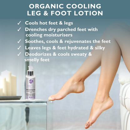 Organic Peppermint Foot Cooling Lotion