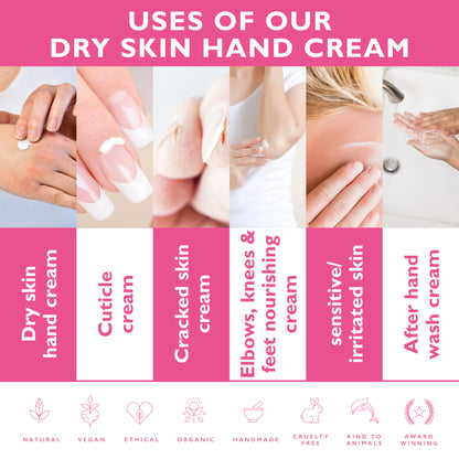 Organic Shea Butter Dry Hands Cream 100ml