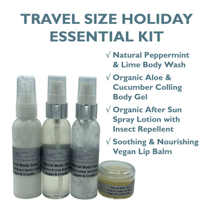 Vegan Toiletries Gift Set Natural Holiday Essentials Skincare Set